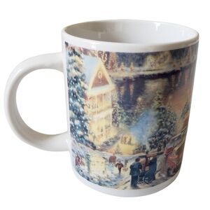 Thomas Kinkade drinking vessel coffee holiday mug